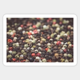 Color pepper background Sticker